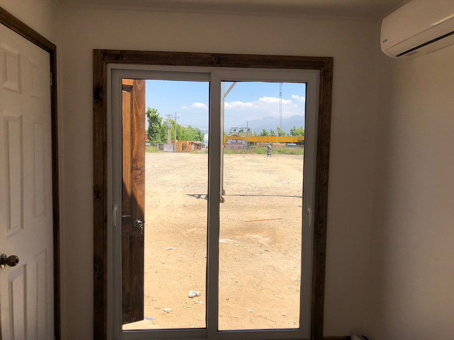 Chalet 6x3,0 mt / 2 chambres - 1 salle de bain